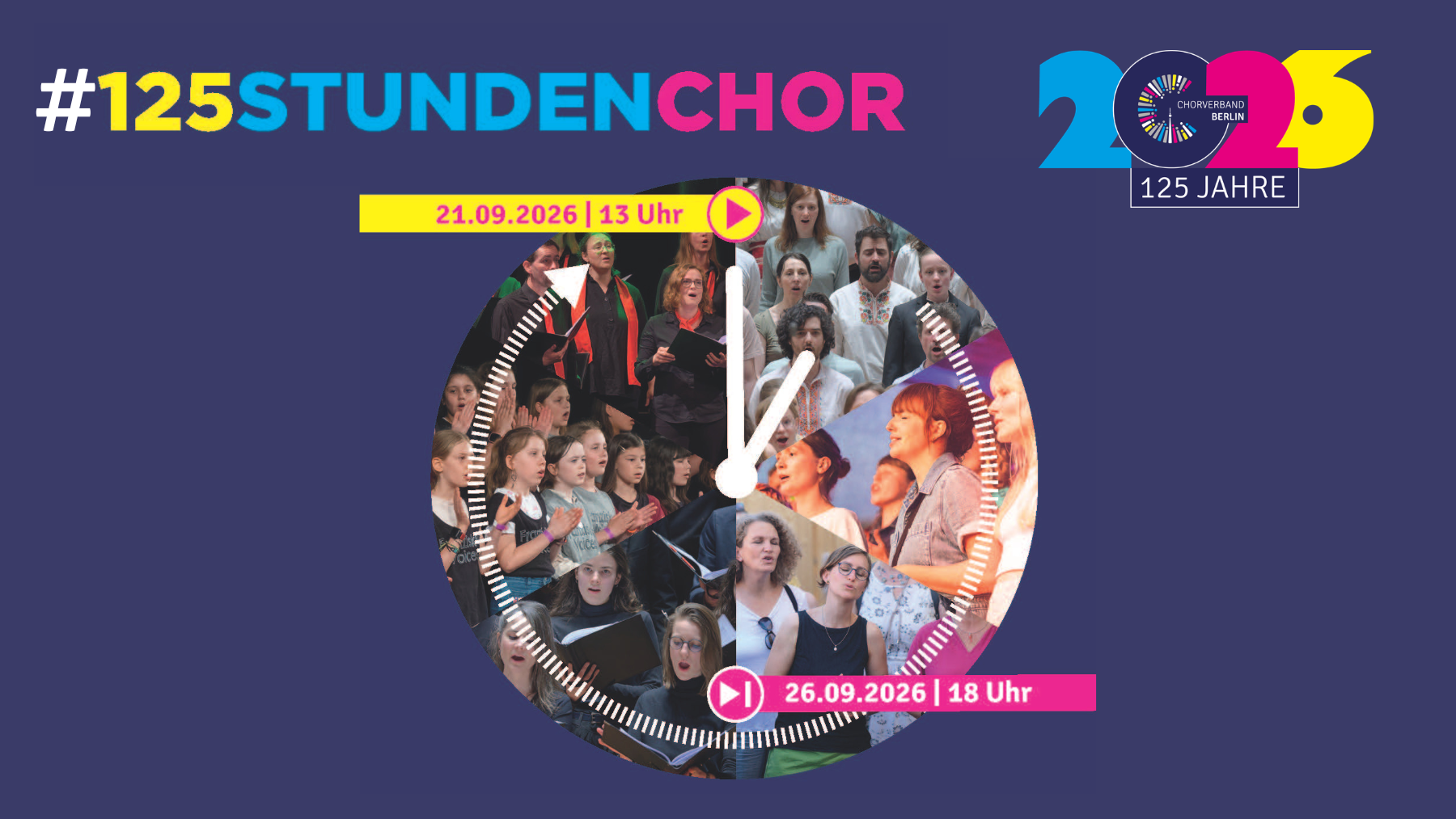 Werbebild zu 125 Stunden Chor
