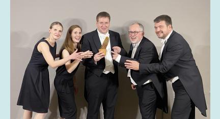 Katharina Thallinger (Sopran), Franziska Runge (Alt), Josef Westner (Bariton, Piano), Dr. Karl-Bernhard Silber (Tenor, Piano) und Josef Denk (Bass).