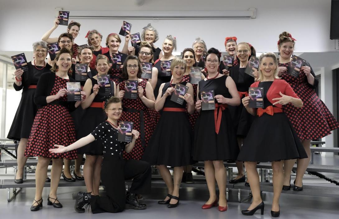 Die Ladies kurz vor dem Auftritt bei den deutschen Meisterschaften in Dortmund