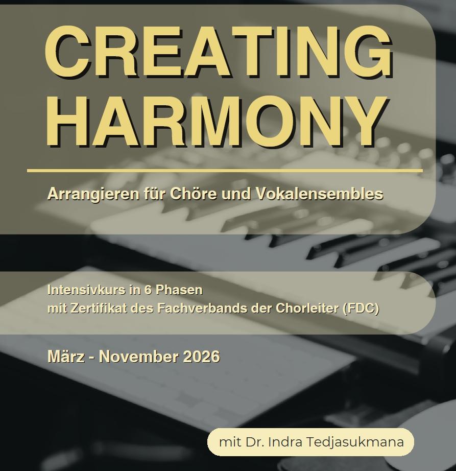 Plakat für eine Arrangement-Ausbildung