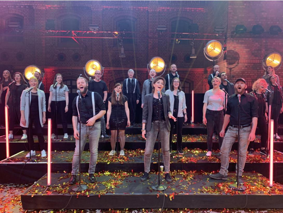 unser Auftritt bei Nacht der Chöre bei Rotkäppchen-Mumm in Freyburg